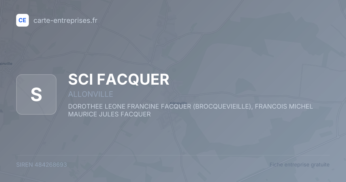 SCI FACQUER — 484268693 — fiche entreprise