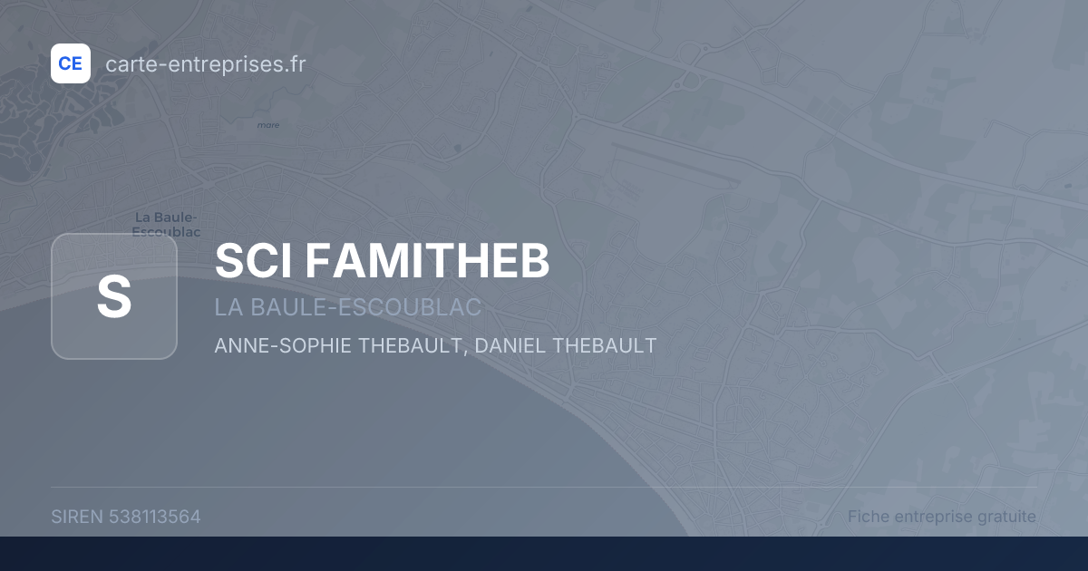 SCI FAMITHEB — 538113564 — fiche entreprise