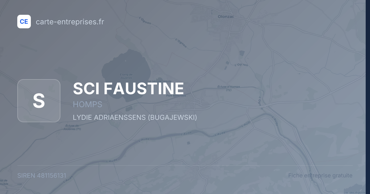 SCI FAUSTINE — 481156131 — fiche entreprise