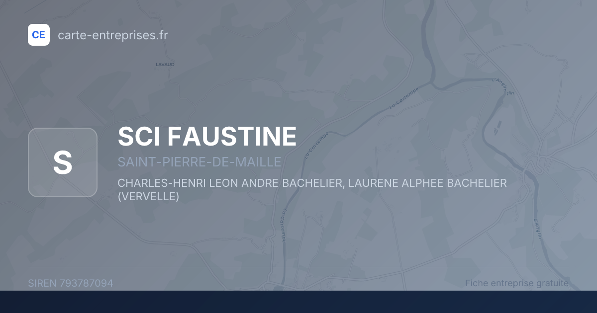 SCI FAUSTINE — 793787094 — fiche entreprise