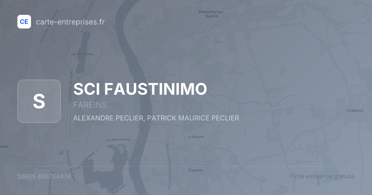 SCI FAUSTINIMO — 488754474 — fiche entreprise