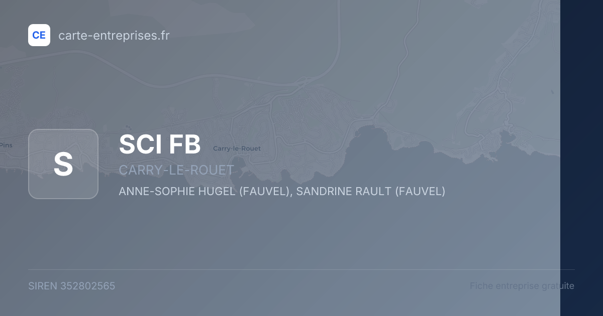 SCI FB — 352802565 — fiche entreprise