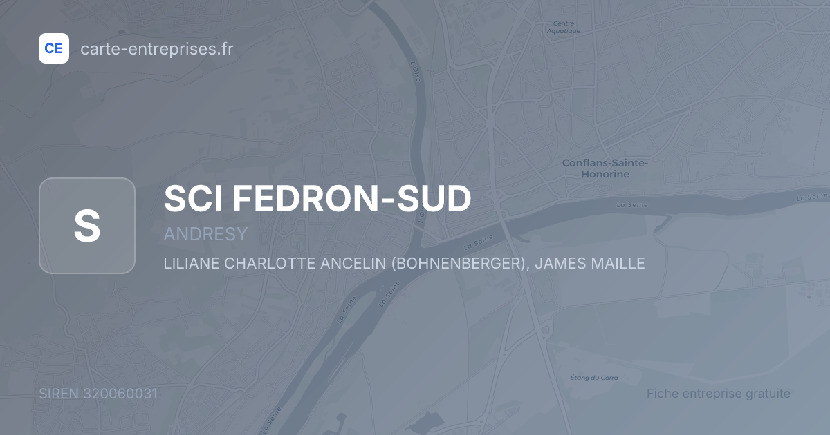 SCI FEDRON-SUD — 320060031 — fiche entreprise
