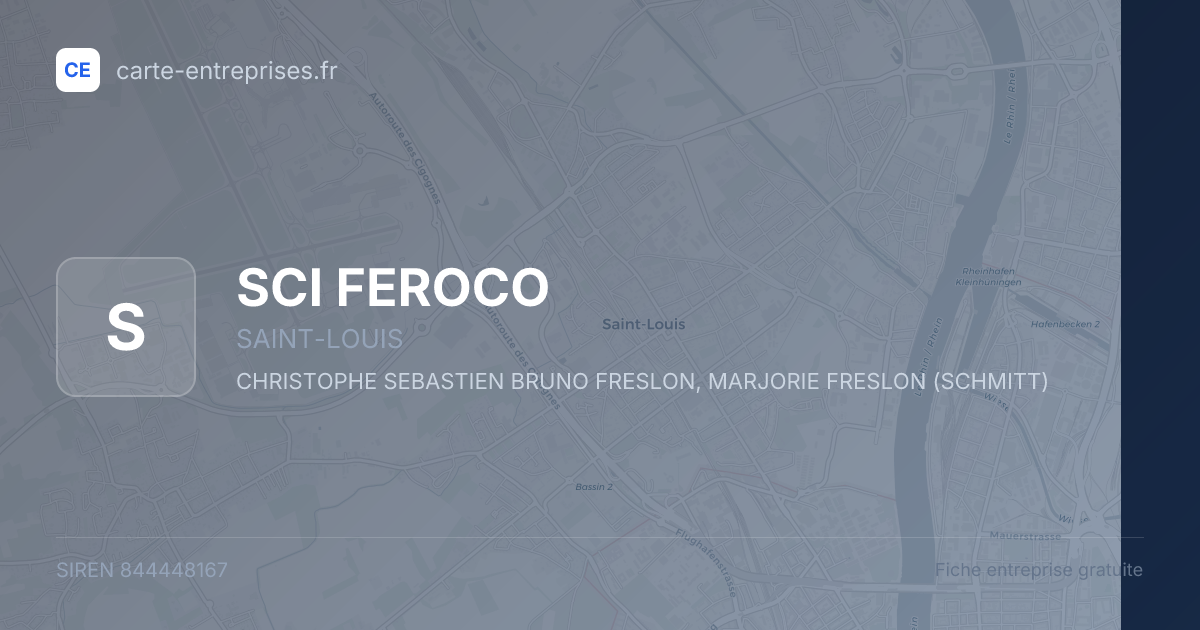 SCI FEROCO — 844448167 — fiche entreprise