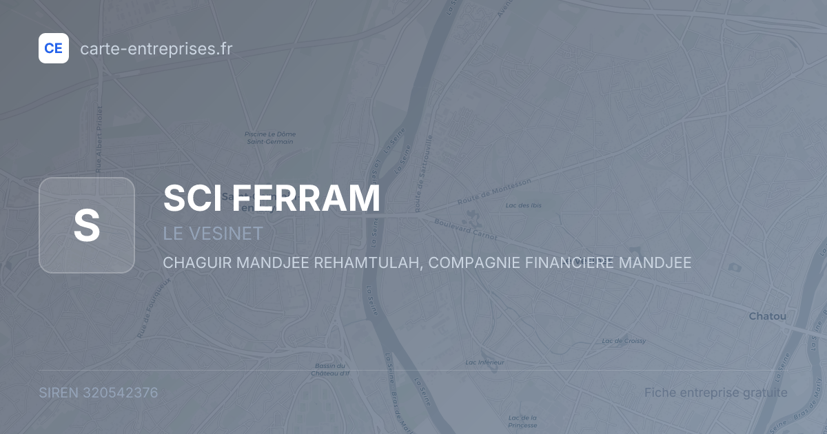 SCI FERRAM — 320542376 — fiche entreprise