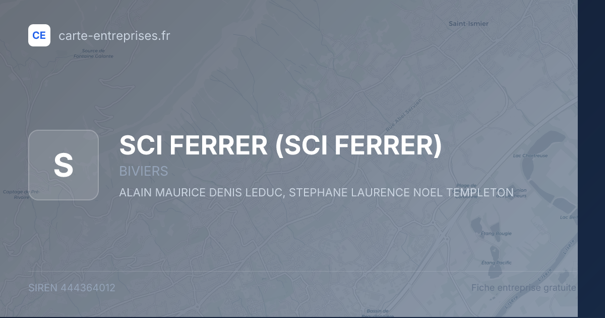 SCI FERRER — 444364012 — fiche entreprise
