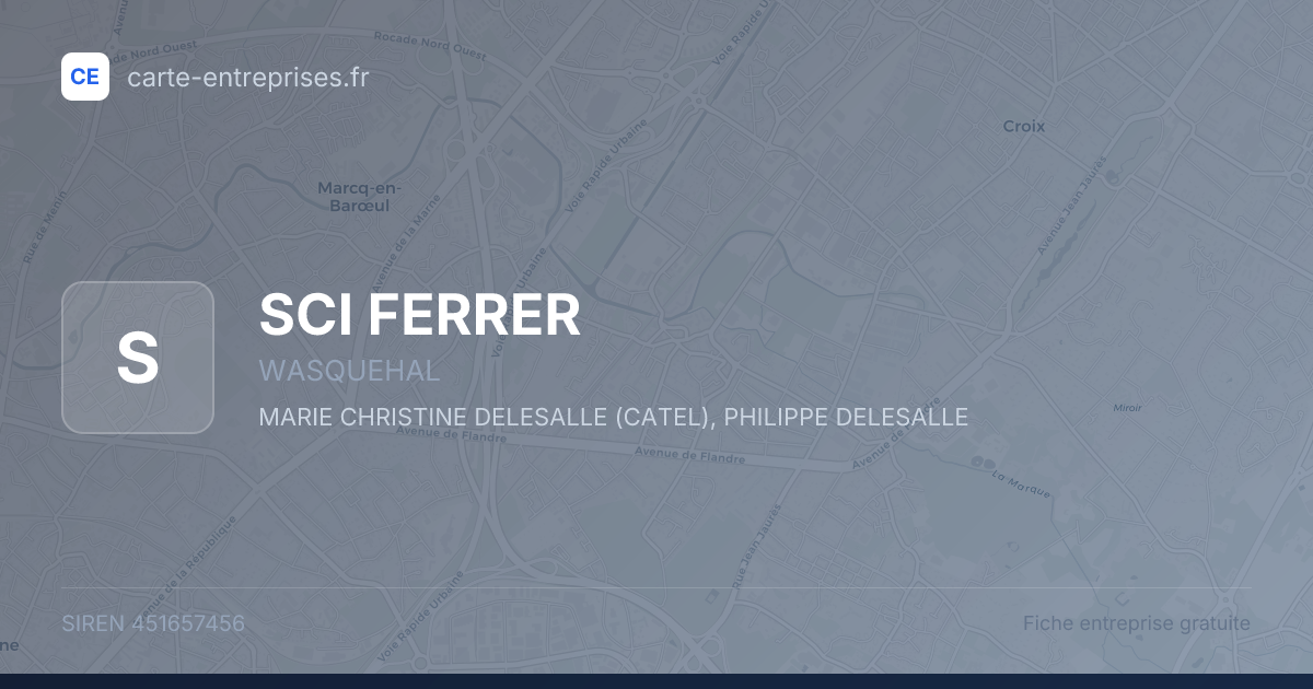 SCI FERRER — 451657456 — fiche entreprise