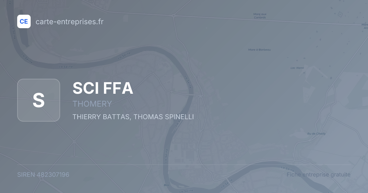 SCI FFA — 482307196 — fiche entreprise