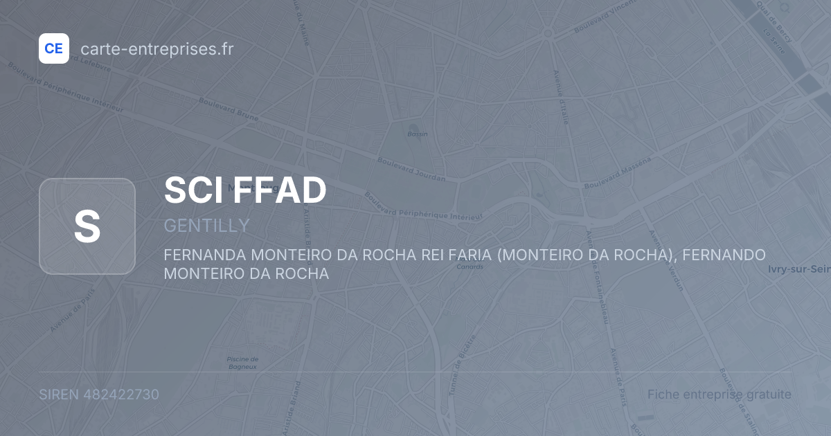 SCI FFAD — 482422730 — fiche entreprise