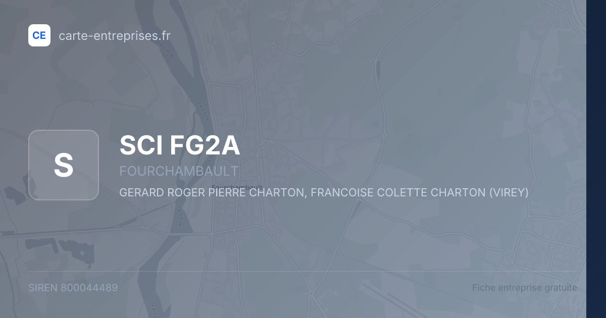 SCI FG2A — 800044489 — fiche entreprise