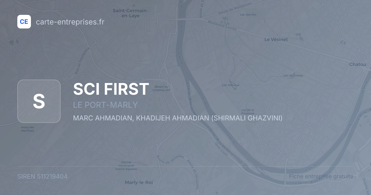 SCI FIRST — 511219404 — fiche entreprise