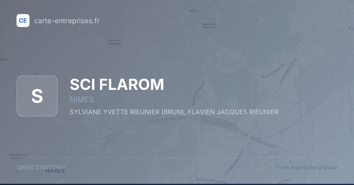 SCI FLAROM — 515032167 — fiche entreprise