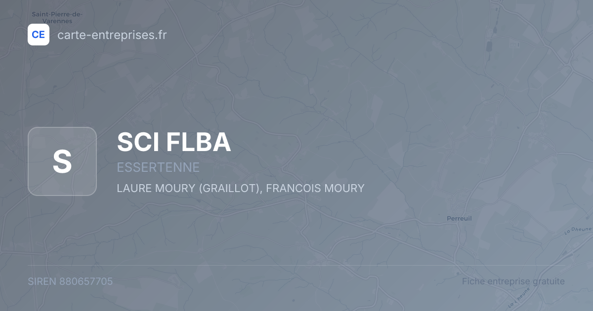 SCI FLBA — 880657705 — fiche entreprise