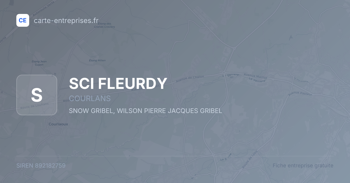 SCI FLEURDY — 892182759 — fiche entreprise