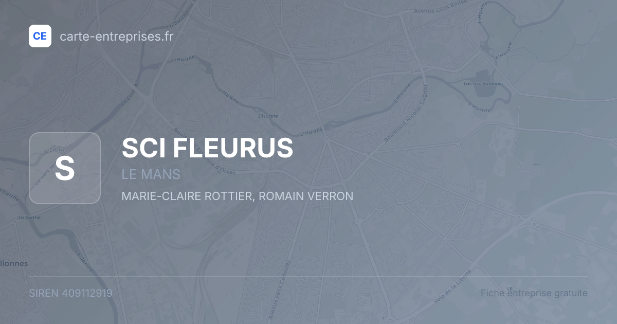 SCI FLEURUS — 409112919 — fiche entreprise