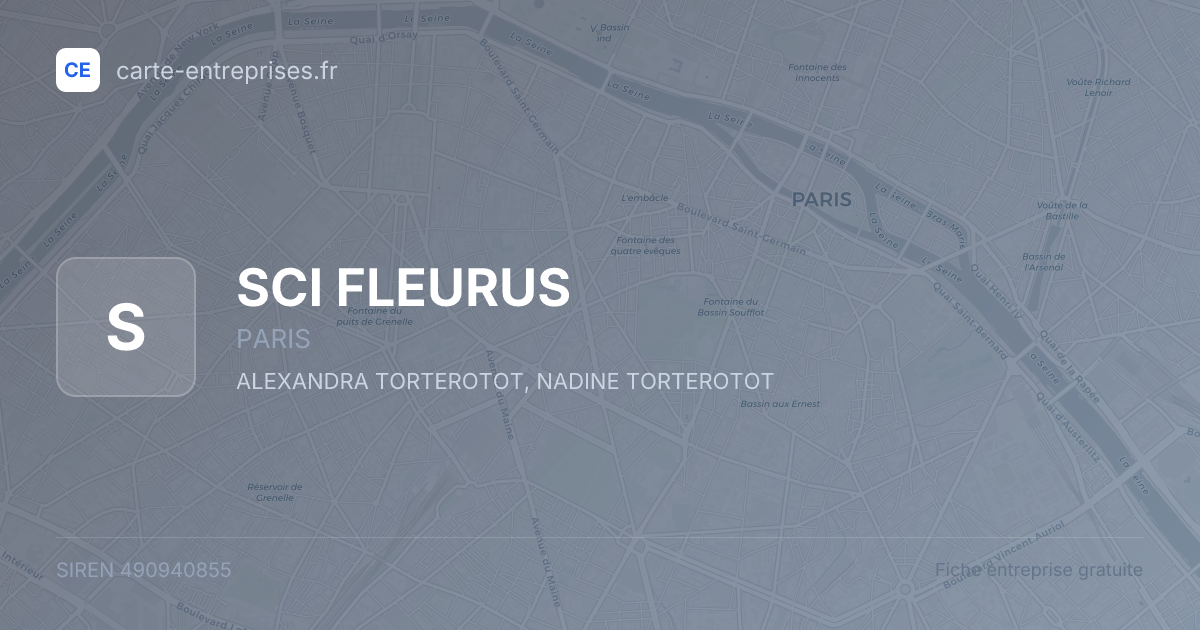 SCI FLEURUS — 490940855 — fiche entreprise
