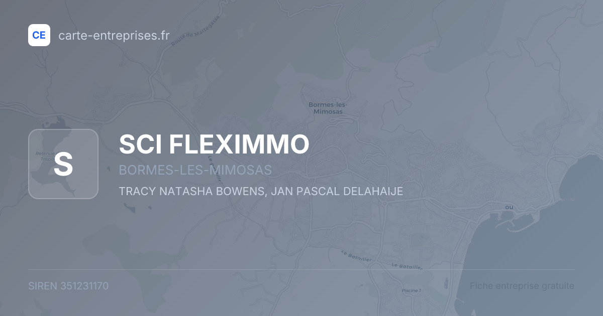 SCI FLEXIMMO — 351231170 — fiche entreprise
