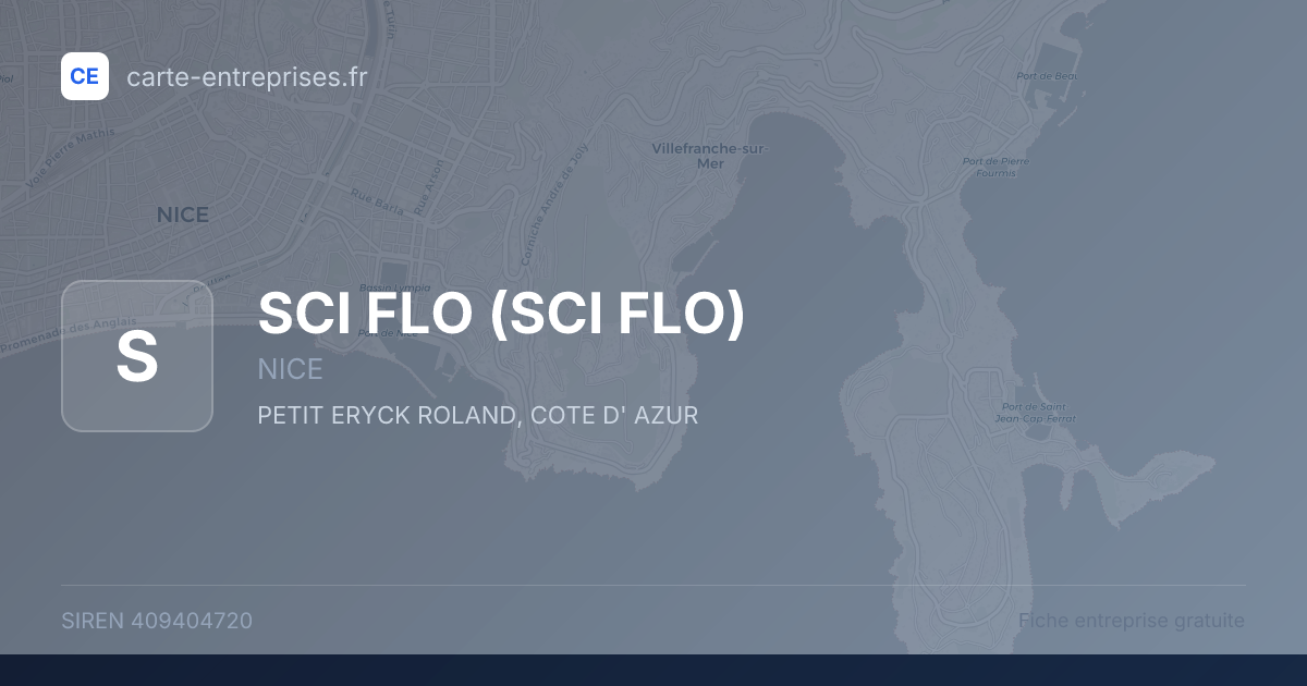SCI FLO — 409404720 — fiche entreprise