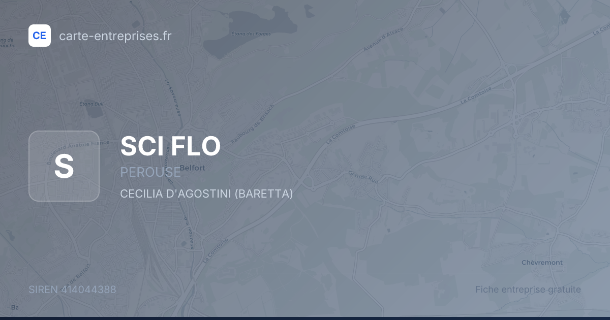 SCI FLO — 414044388 — fiche entreprise