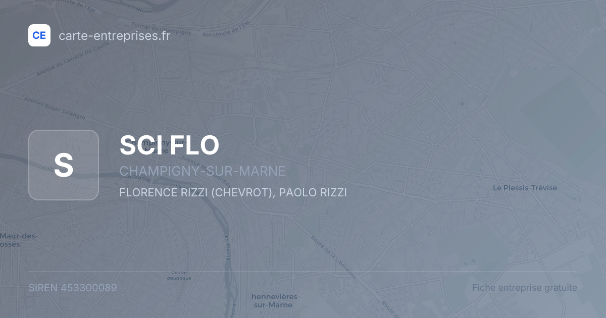 SCI FLO — 453300089 — fiche entreprise