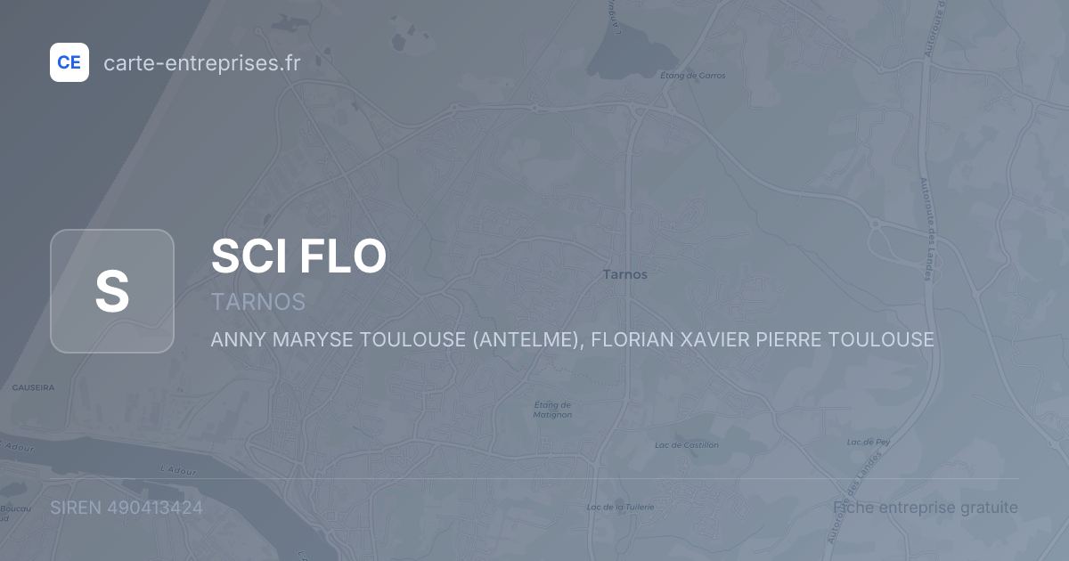 SCI FLO — 490413424 — fiche entreprise