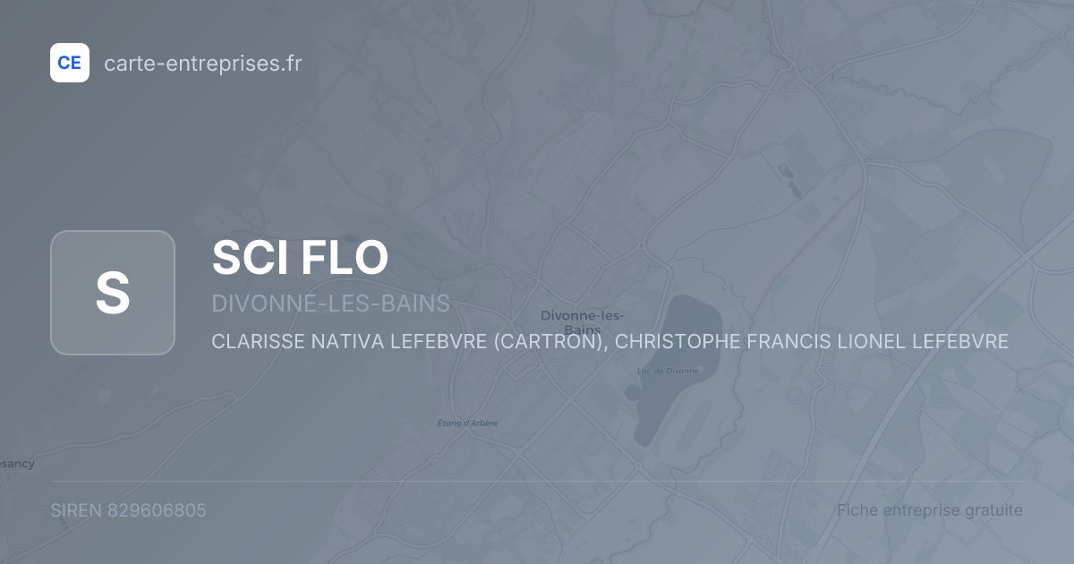SCI FLO — 829606805 — fiche entreprise
