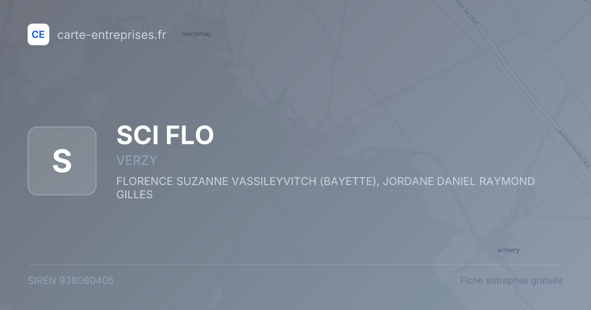 SCI FLO — 938080405 — fiche entreprise