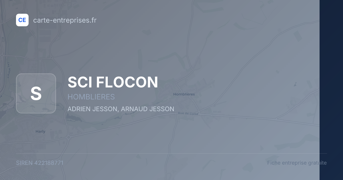SCI FLOCON — 422188771 — fiche entreprise