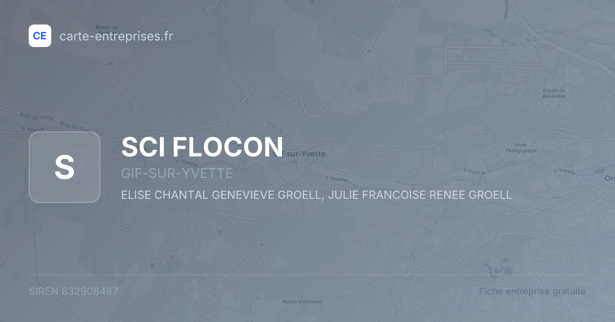 SCI FLOCON — 832908487 — fiche entreprise