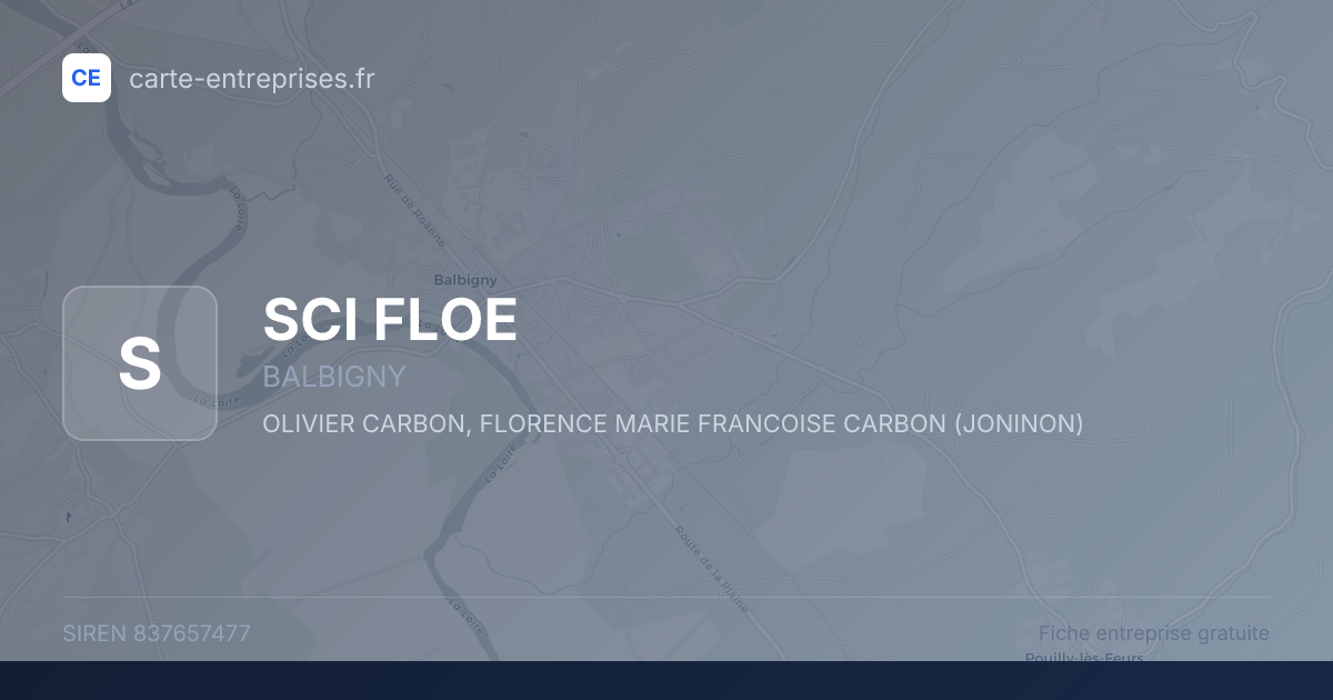 SCI FLOE — 837657477 — fiche entreprise