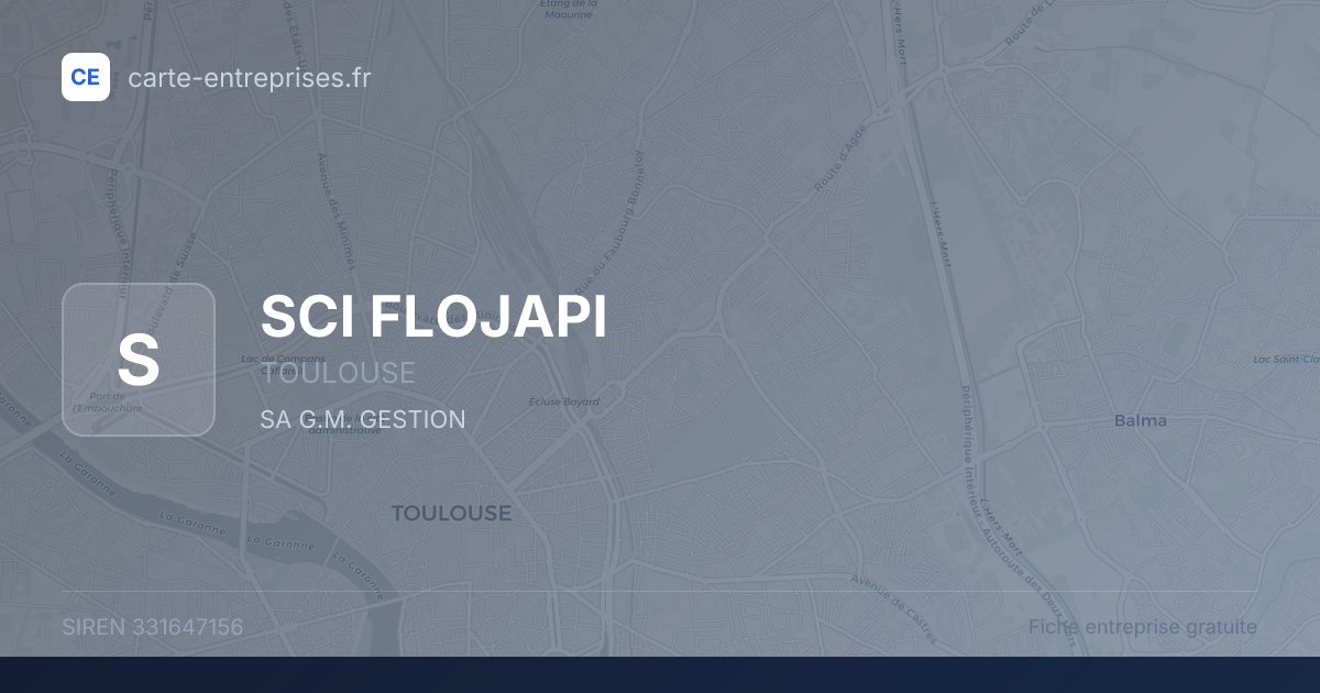SCI FLOJAPI — 331647156 — fiche entreprise