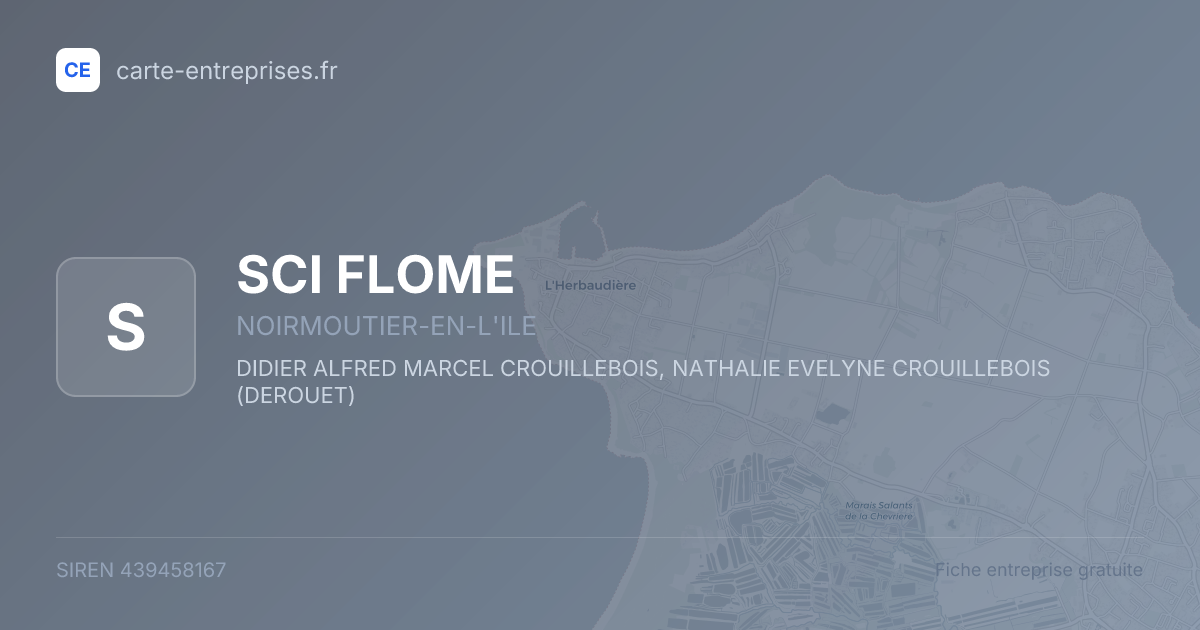 SCI FLOME — 439458167 — fiche entreprise