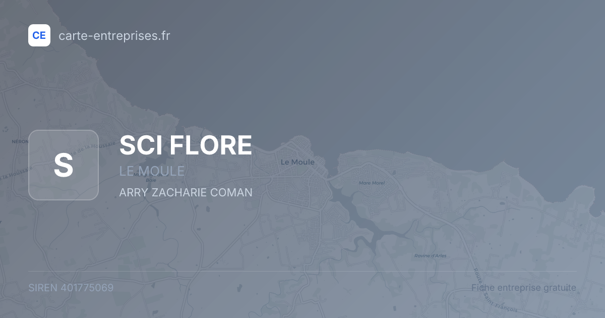 SCI FLORE — 401775069 — fiche entreprise
