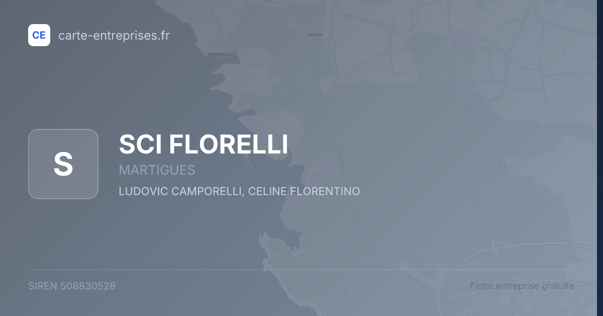 SCI FLORELLI — 508830528 — fiche entreprise