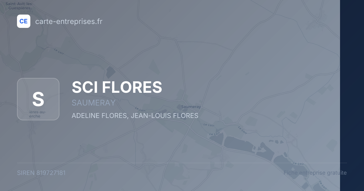 SCI FLORES — 819727181 — fiche entreprise