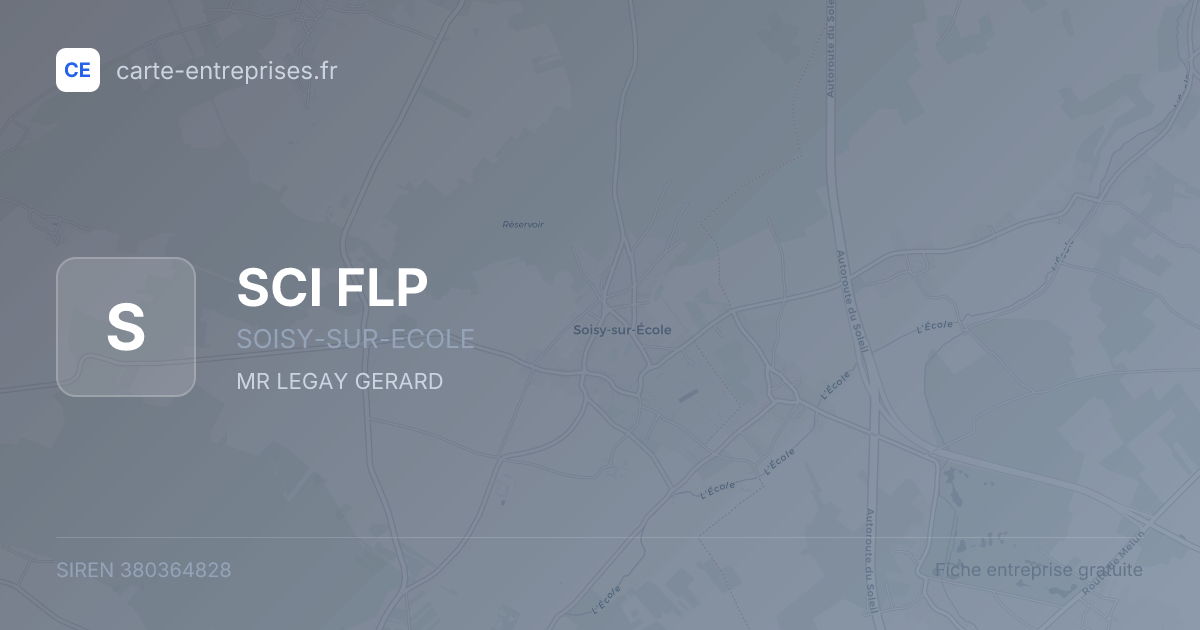 SCI FLP — 380364828 — fiche entreprise