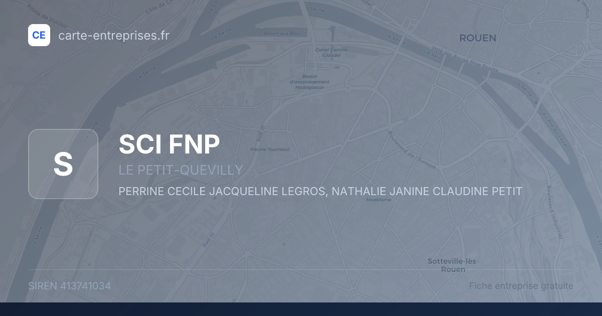 SCI FNP — 413741034 — fiche entreprise