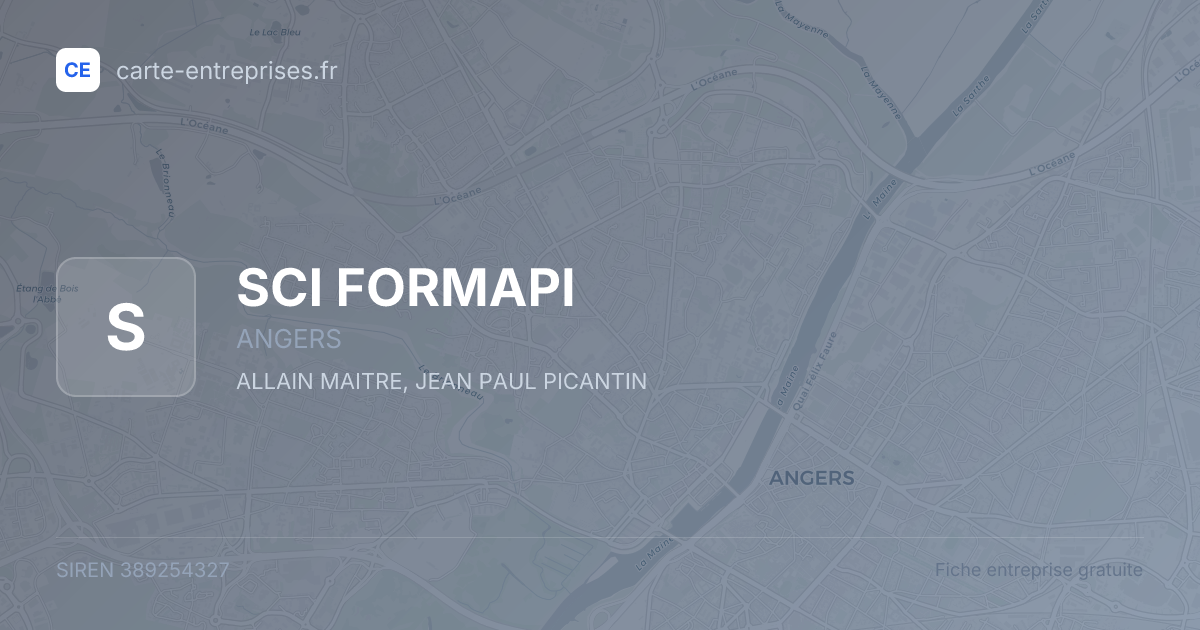 SCI FORMAPI — 389254327 — fiche entreprise