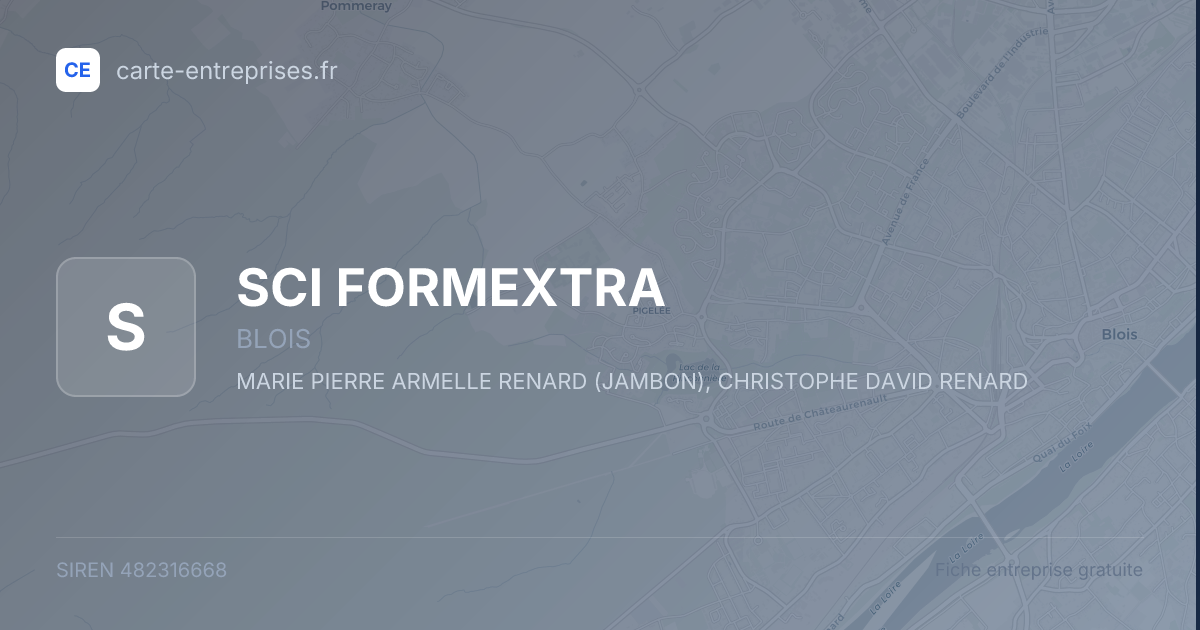 SCI FORMEXTRA — 482316668 — fiche entreprise
