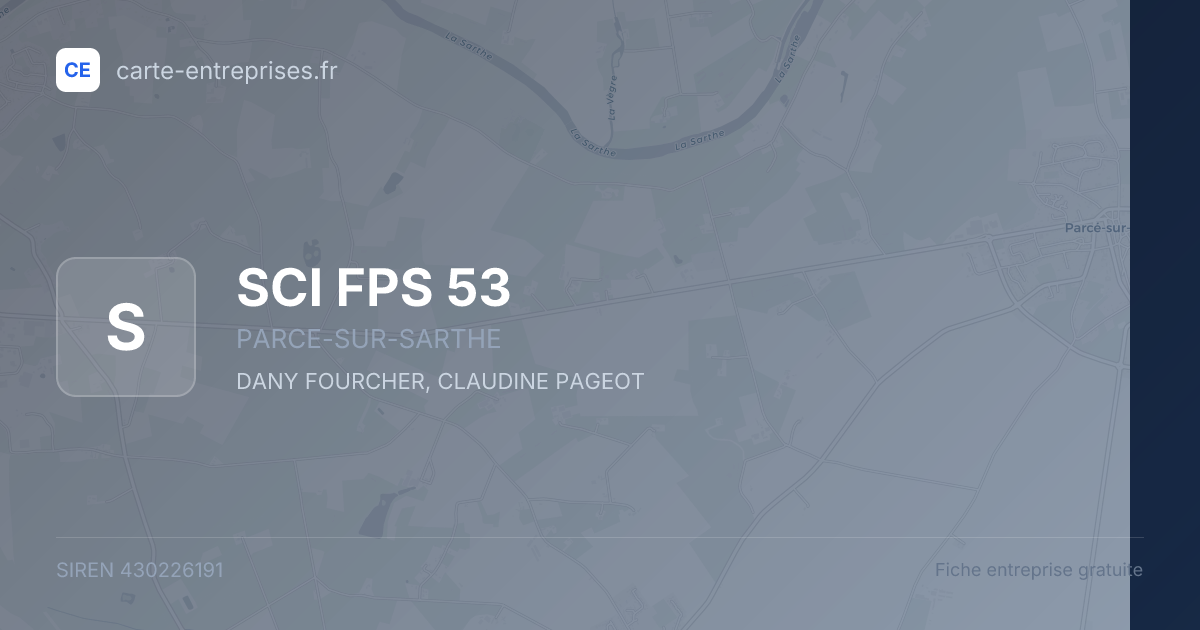 SCI FPS 53 — 430226191 — fiche entreprise