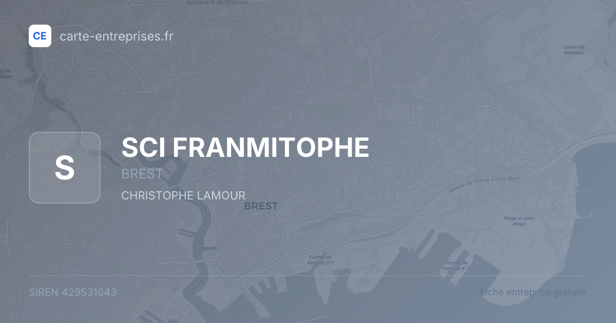 SCI FRANMITOPHE — 429531643 — fiche entreprise