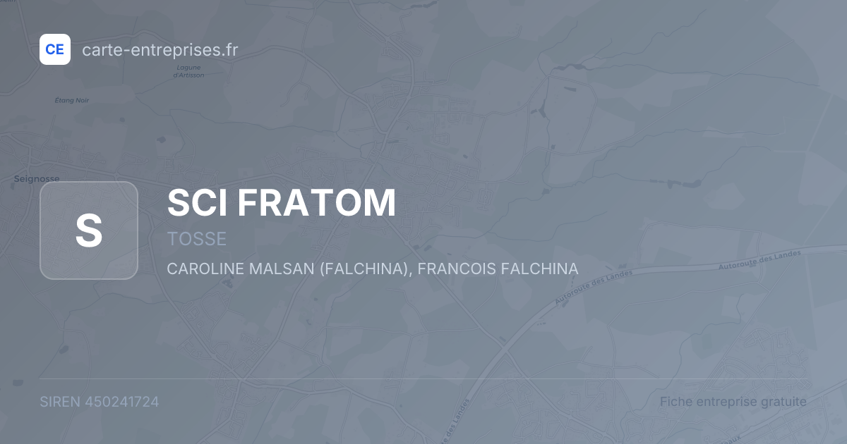 SCI FRATOM — 450241724 — fiche entreprise