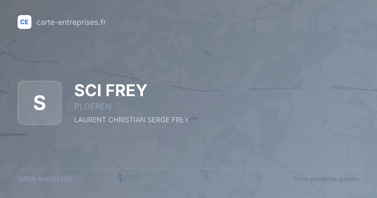 SCI FREY — 414364505 — fiche entreprise
