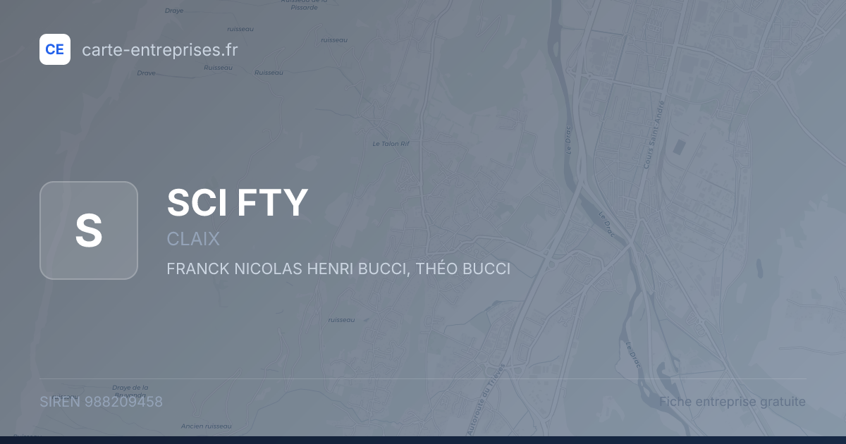 SCI FTY — 988209458 — fiche entreprise
