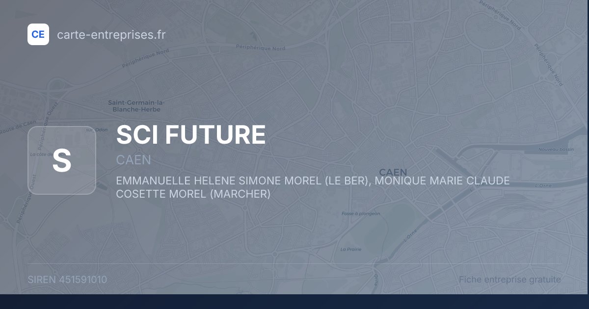 SCI FUTURE — 451591010 — fiche entreprise