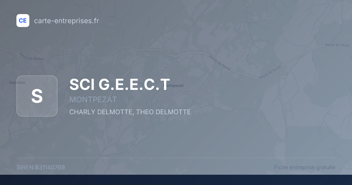 SCI G.E.E.C.T — 831140769 — fiche entreprise