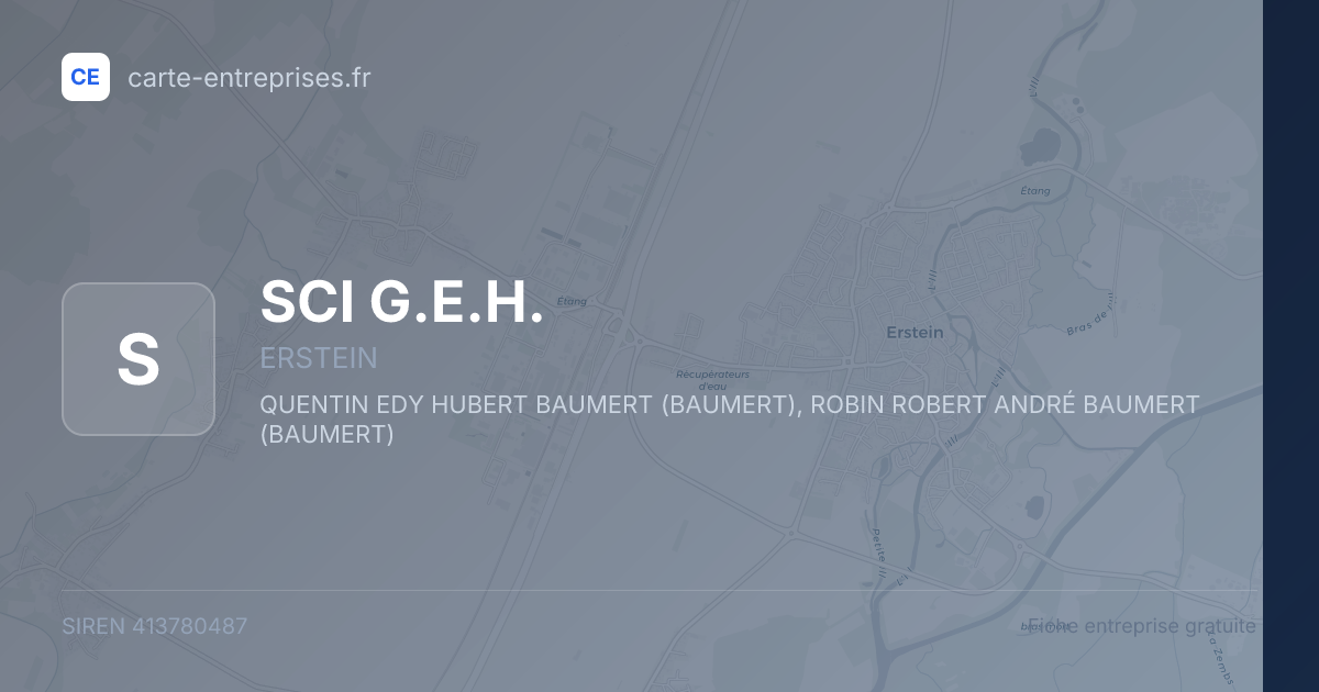 SCI G.E.H. — 413780487 — fiche entreprise