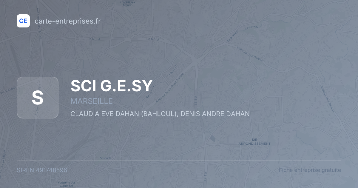 SCI G.E.SY — 491748596 — fiche entreprise