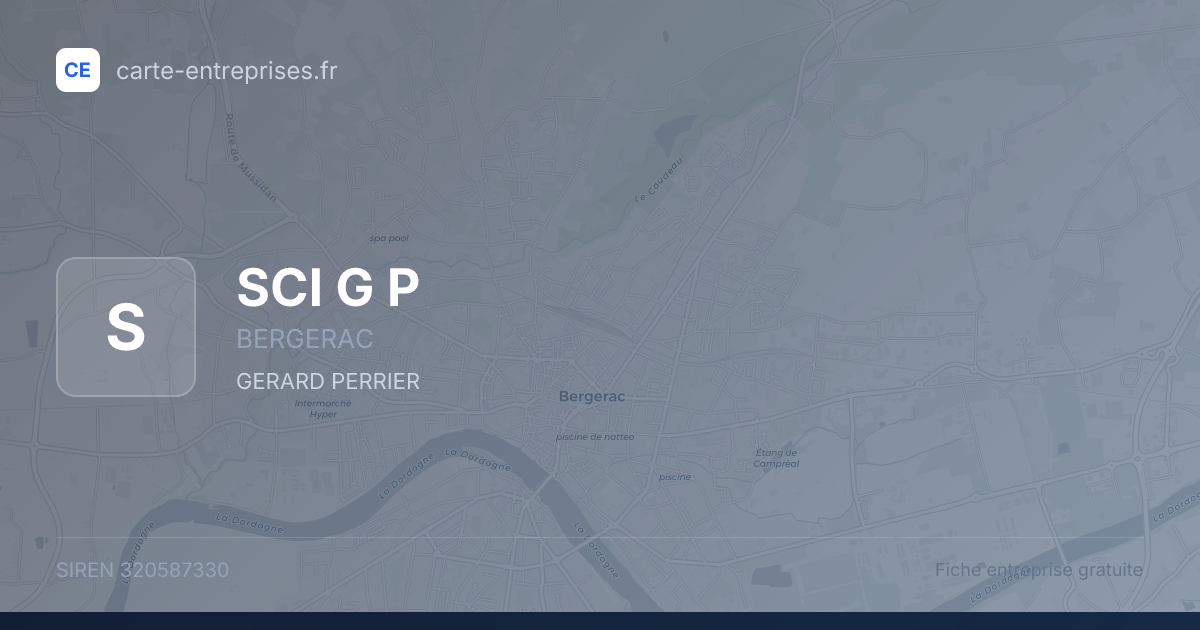 SCI G P — 320587330 — fiche entreprise