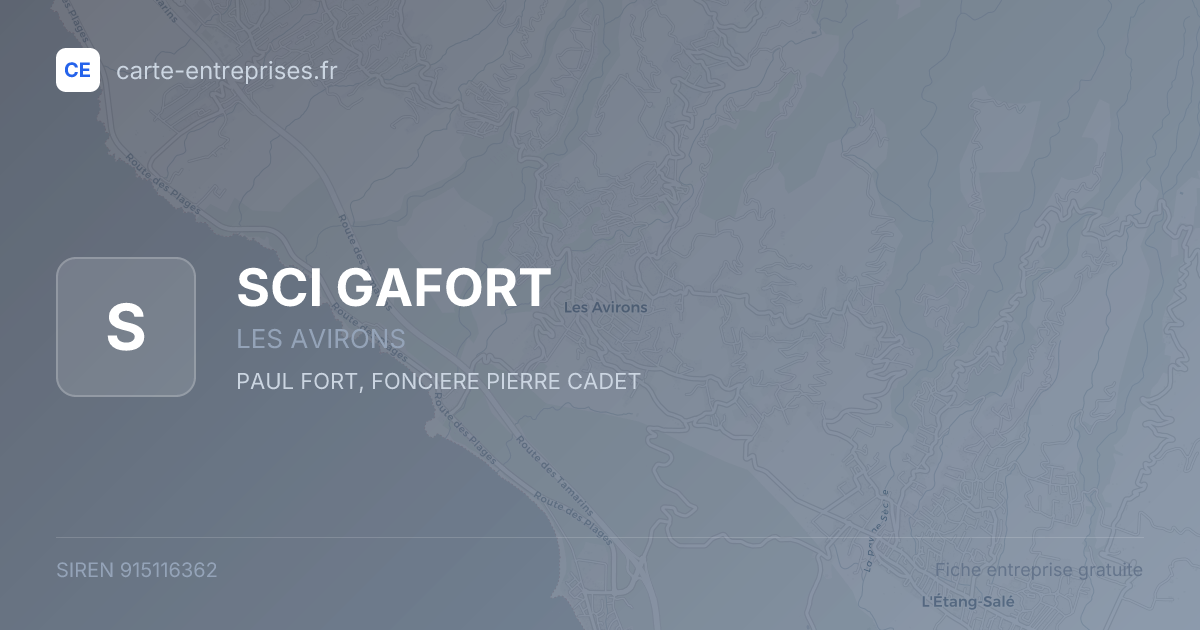 SCI GAFORT — 915116362 — fiche entreprise